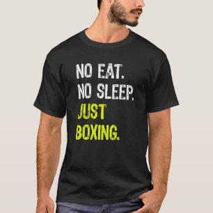 Camiseta Sem dormir Apenas Boxers repetitivos in a box