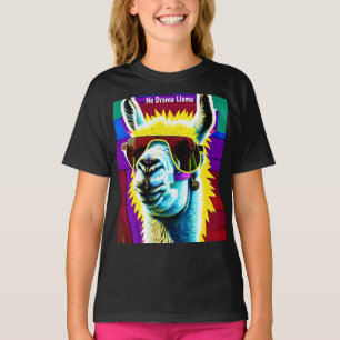 Camiseta Sem Drama Llama T-Shirt