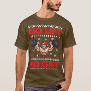 Camiseta Sem Elevação Sem Papais noeis De Natal Feio