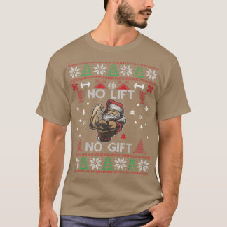 Camiseta Sem Elevação Sem Presente Engraçado Papai Noel Fel