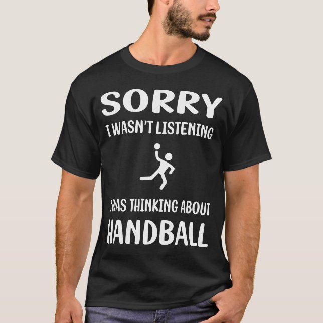 Camiseta Sem Escutar Andebol (Frente)