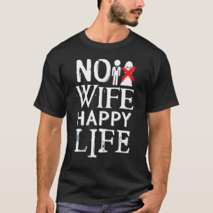 Camiseta Sem Esposa, Vida Feliz Piada de Novela Festa de So