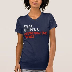 Camiseta Sem estrelas e faixas sem direitos reprodutivos