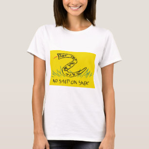 Camiseta Sem Etapa no Sinalizador Snek Gadsden