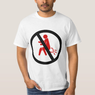 Camiseta SEM Farmácia ⚠ Sinal de Banheiro Tailandês Eng
