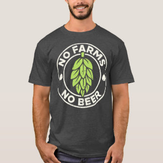 Camiseta Sem Fazendas Sem Saltos De Cerveja Artesanato Cerv
