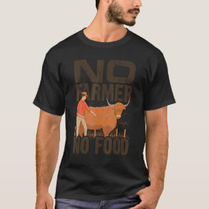 Camiseta Sem Fazendeiro Sem Comida Agricultura Trator Driv