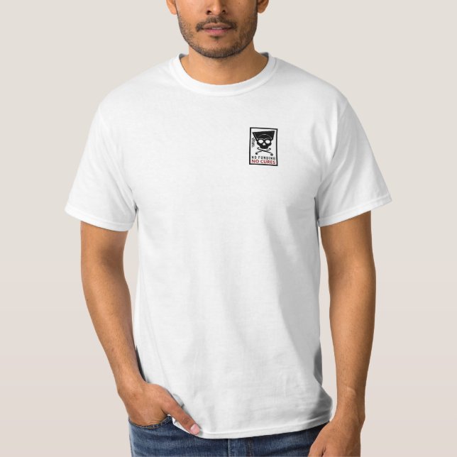 Camiseta Sem financiamento, sem curas (Frente)