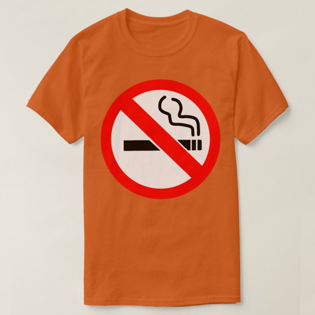 Camiseta Sem Fumar (Frente do Design)