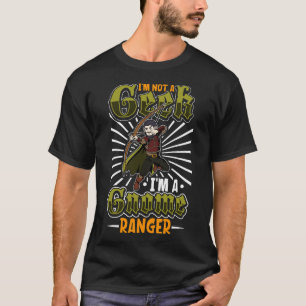 Camiseta Sem geek D20 Roleplay Caracter Gnome Ranger