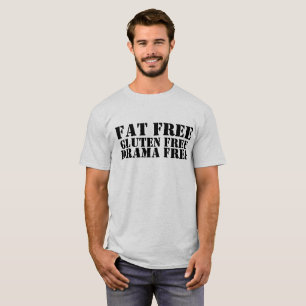 CAMISETA SEM GLÚTEN LIVRE DE GORDURA