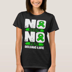 Camiseta Sem Grain Sem Dor Celiac Guerreiro Doença Celular