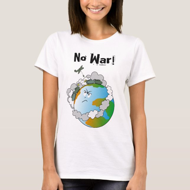 Camiseta Sem guerra! (Frente)