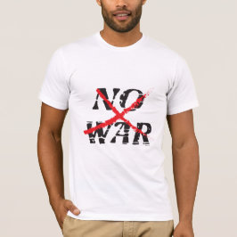 Camiseta Sem guerra, Antiguerra, liberdade, não-violência