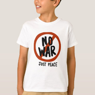 Camiseta Sem guerra Apenas Paz