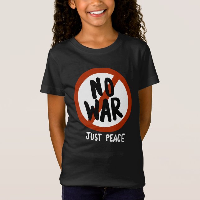 Camiseta Sem guerra Apenas Paz (Frente)