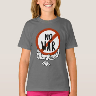 Camiseta Sem guerra com a porta