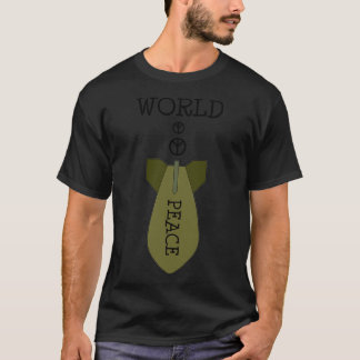 Camiseta Sem guerra da Paz Mundial