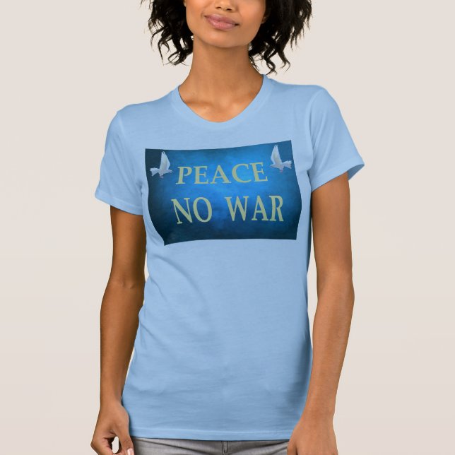 Camiseta Sem guerra de paz (Frente)