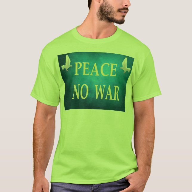 Camiseta sem guerra de paz (Frente)