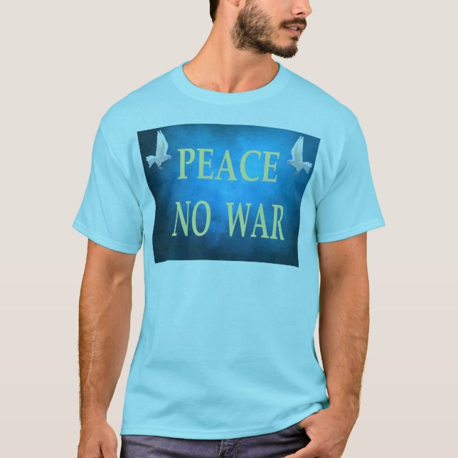 Camiseta sem guerra de paz (Frente)