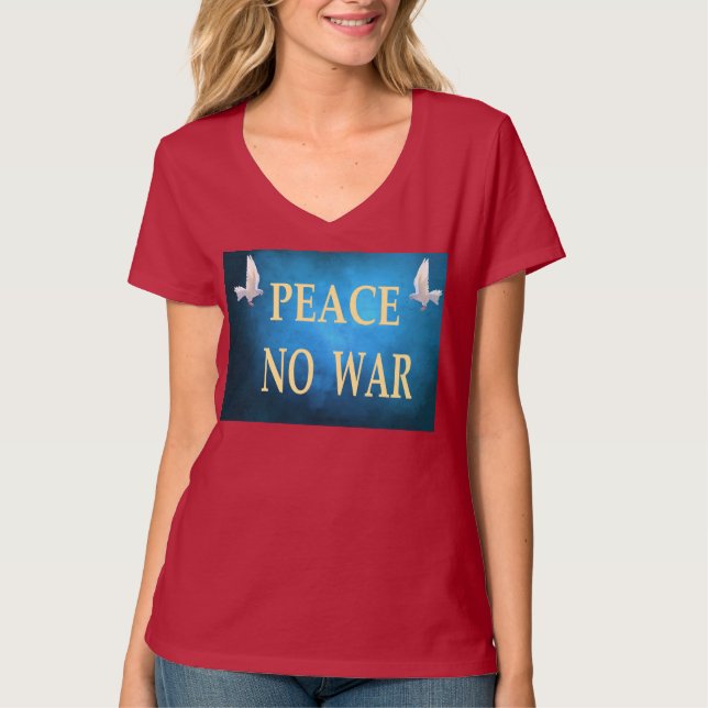 Camiseta Sem guerra de paz (Frente)