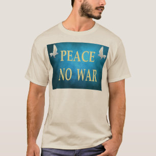 Camiseta sem guerra de paz