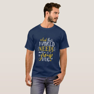 Camiseta Sem guerra inspirado do abraço do grupo da paz de