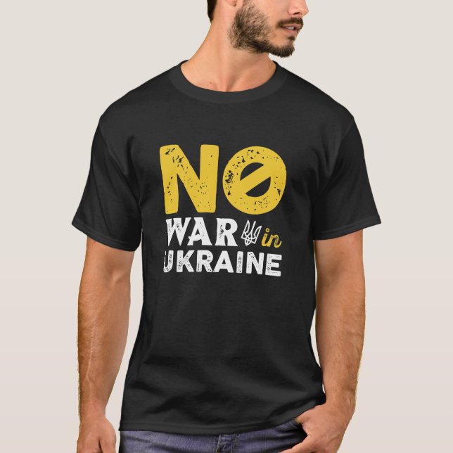 Camiseta Sem guerra na Ucrânia (Frente)