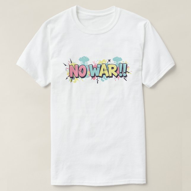 Camiseta Sem Guerras (Frente do Design)