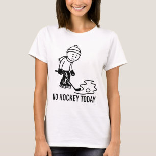 Camiseta Sem hóquei hoje engraçado para um amante de jogado