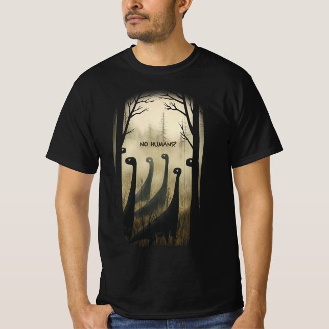Camiseta Sem humanos? (Frente)