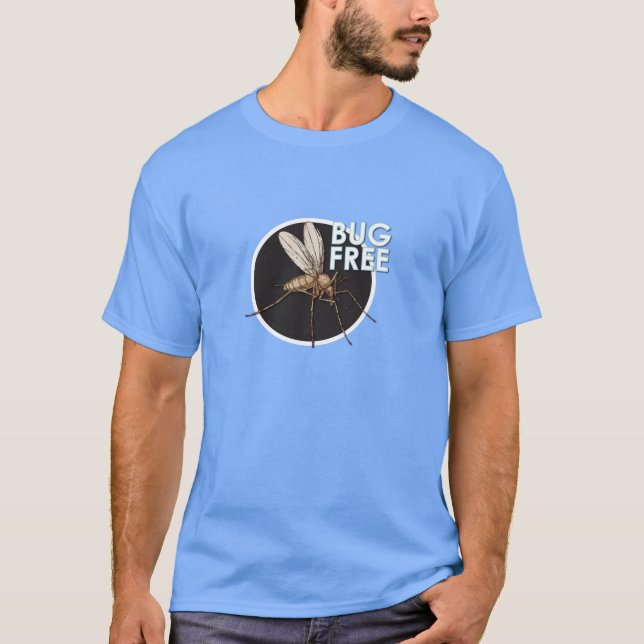 Camiseta Sem inseto - Camisa-T Escura Básica (Frente)
