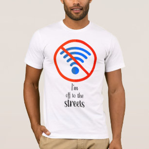 Camiseta "Sem Internet? Sem problemas!", cibernético cibern