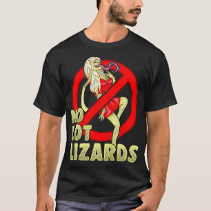 Camiseta Sem Lizards Mens Caminhão Pai Caminhão Engraçado