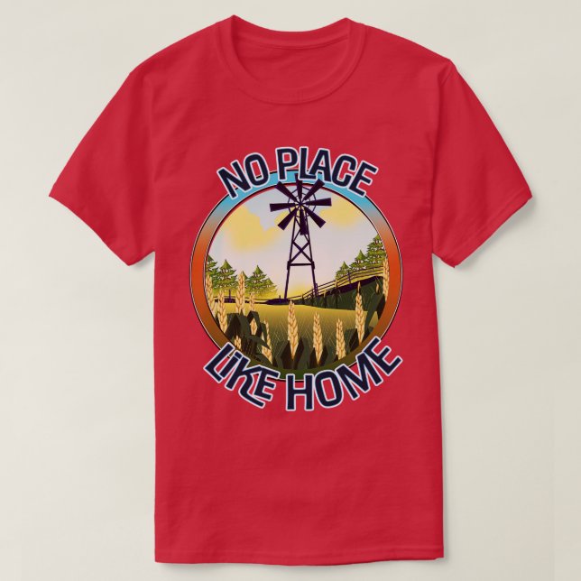 Camiseta Sem Lugar Como Casa (Frente do Design)