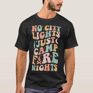 Camiseta Sem Luzes da Cidade Apenas Noites de Fogueira Camp