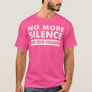 Camiseta Sem Mais Silêncio Acabar Com A Violência Contra Ar