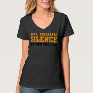 Camiseta Sem Mais Silêncio Acabar Com A Violência Das Armas