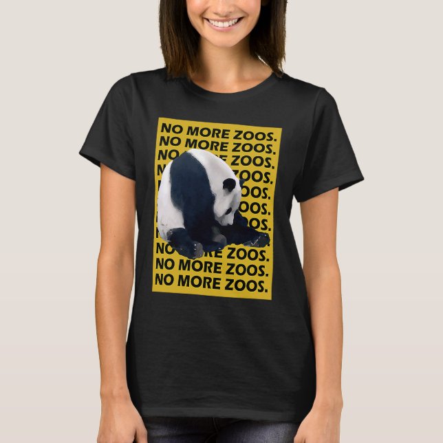 Camiseta Sem Mais Zoos Amarelo Panda (Frente)
