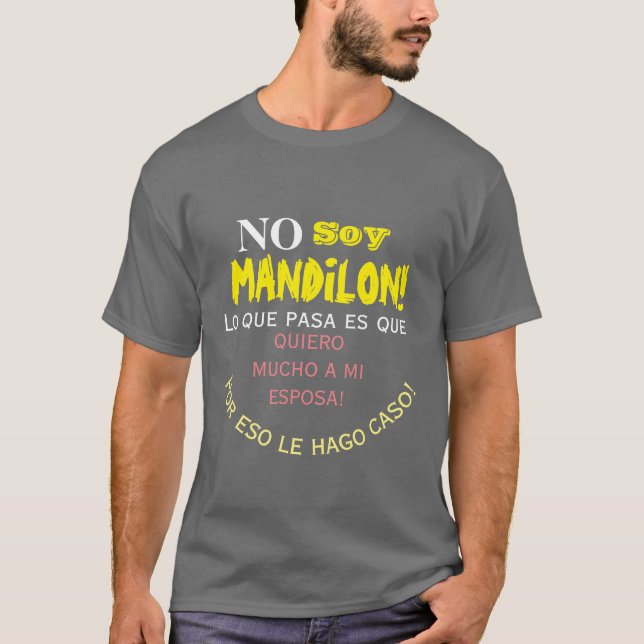 Camiseta Sem mandilo de soja, lo que pasa es que quiero muc (Frente)