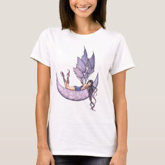 Camiseta sem Mangas da Fada Roxa na Lua