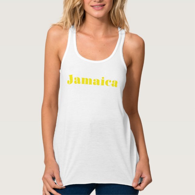 Camiseta sem mangas da Jamaica (Frente)