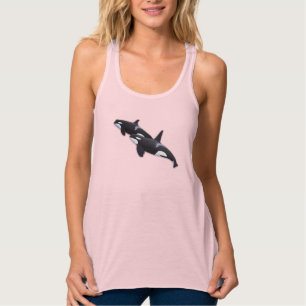 Camiseta sem Mangas de Baleia Assassina