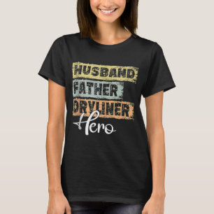 Camiseta sem Mangas Dryliner Pai herói profissão m