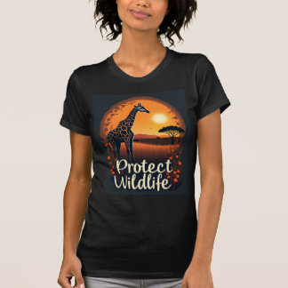 Camiseta sem Mangas Girafa da Savana