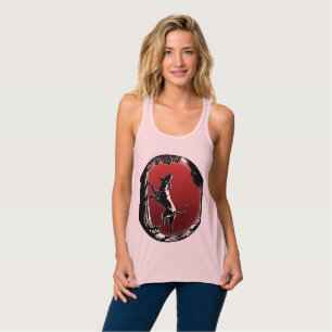 Camiseta sem mangas Hound Dog para Mulher Camisa d