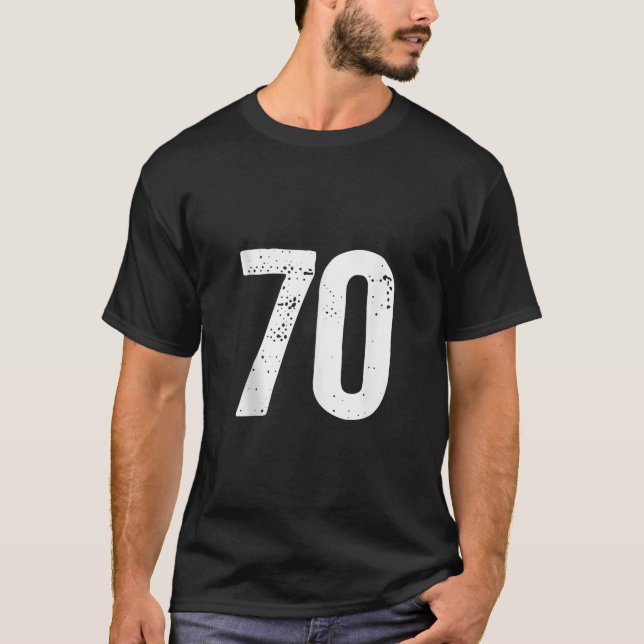 Camiseta sem Mangas Número 70 (Frente)