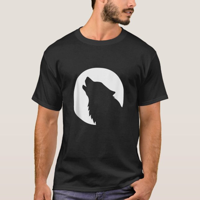 Camiseta sem mangas Wolf moon (Frente)