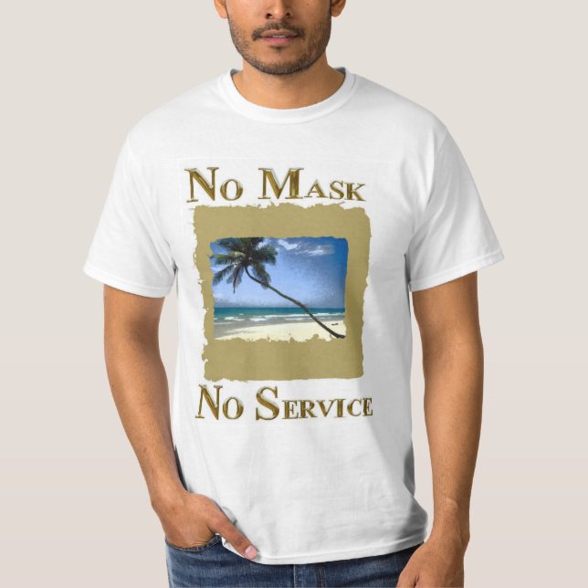 CAMISETA SEM MÁSCARA SEM FLORIDA DE SERVIÇO (Frente)